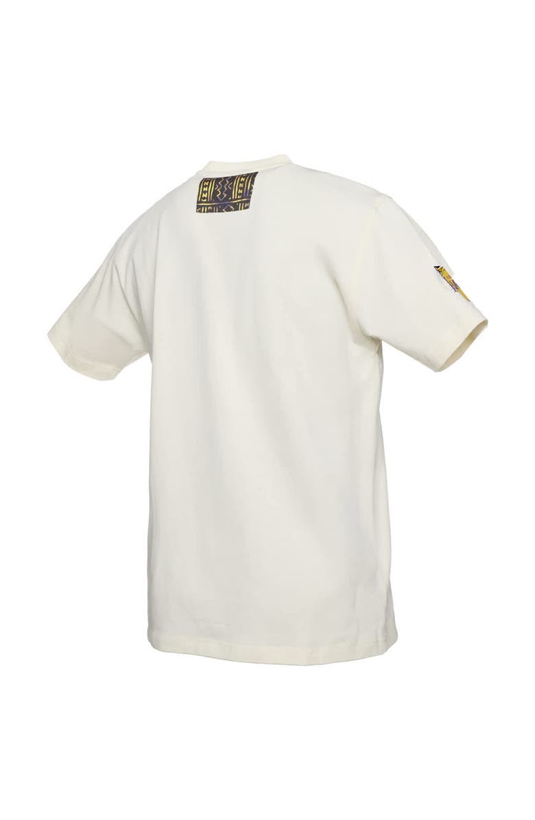 Two Hype Men's NBA x Two Hype  Cream Los Angeles Lakers Culture & Hoops Collection Premium T-Shirt, Alternate, color, 