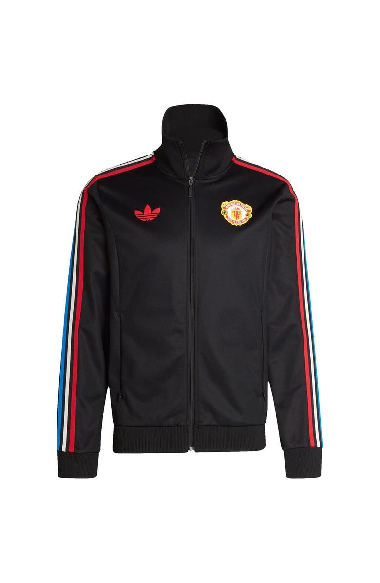 adidas Originals Men's adidas Originals Black Manchester United x Stone Roses 2023/24 Full-Zip Track Jacket, Alternate, color, 
