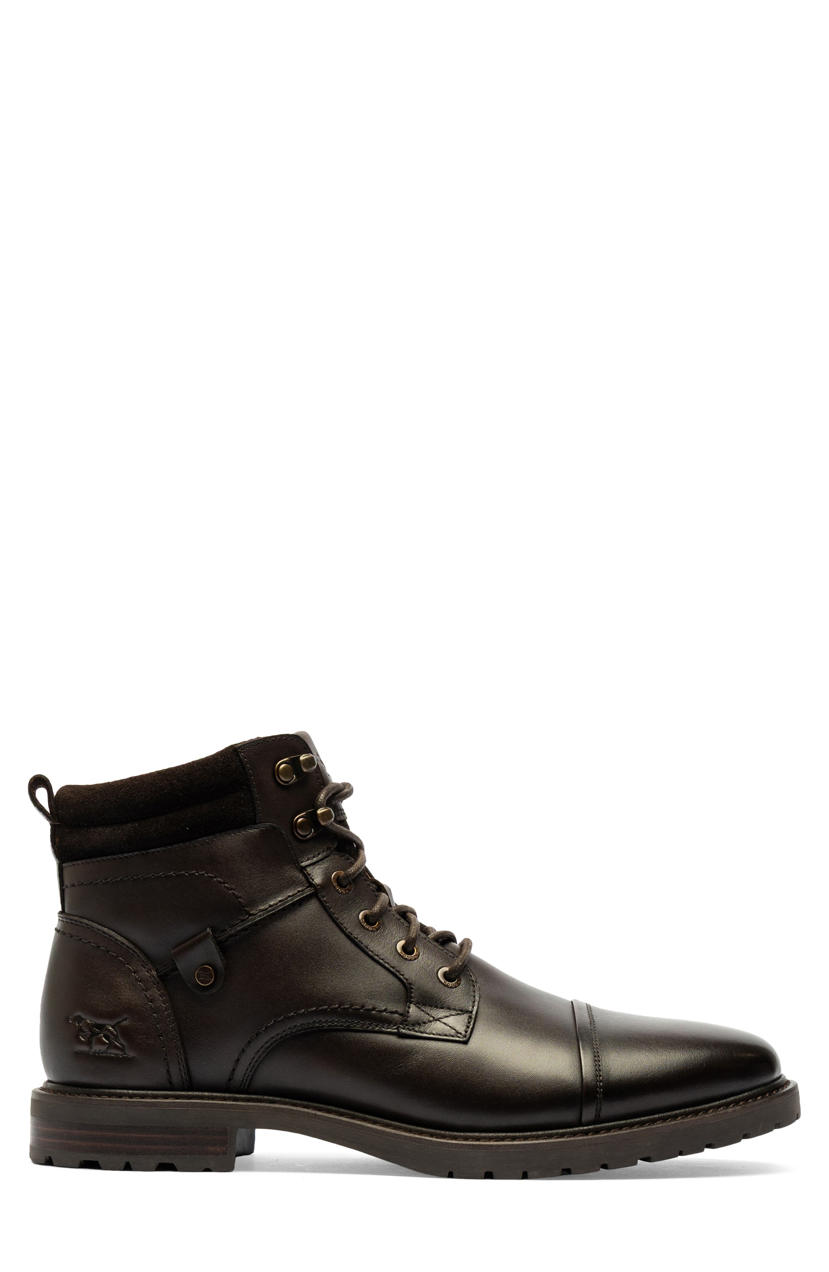 Brookdale Military Boot, Alternate, color, CHOCOLATE