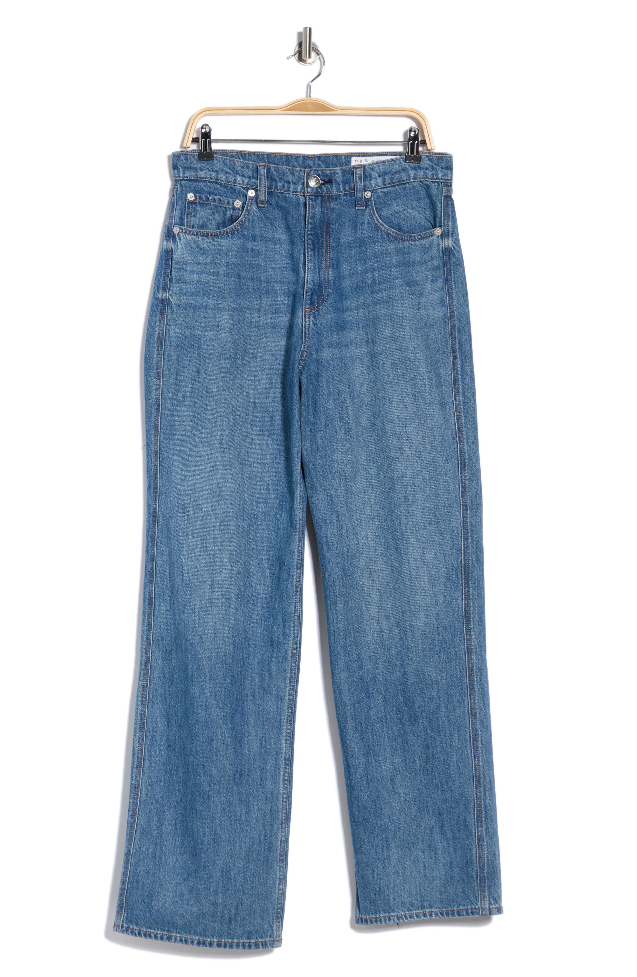 Shea High Waist Full Straight Leg Jeans