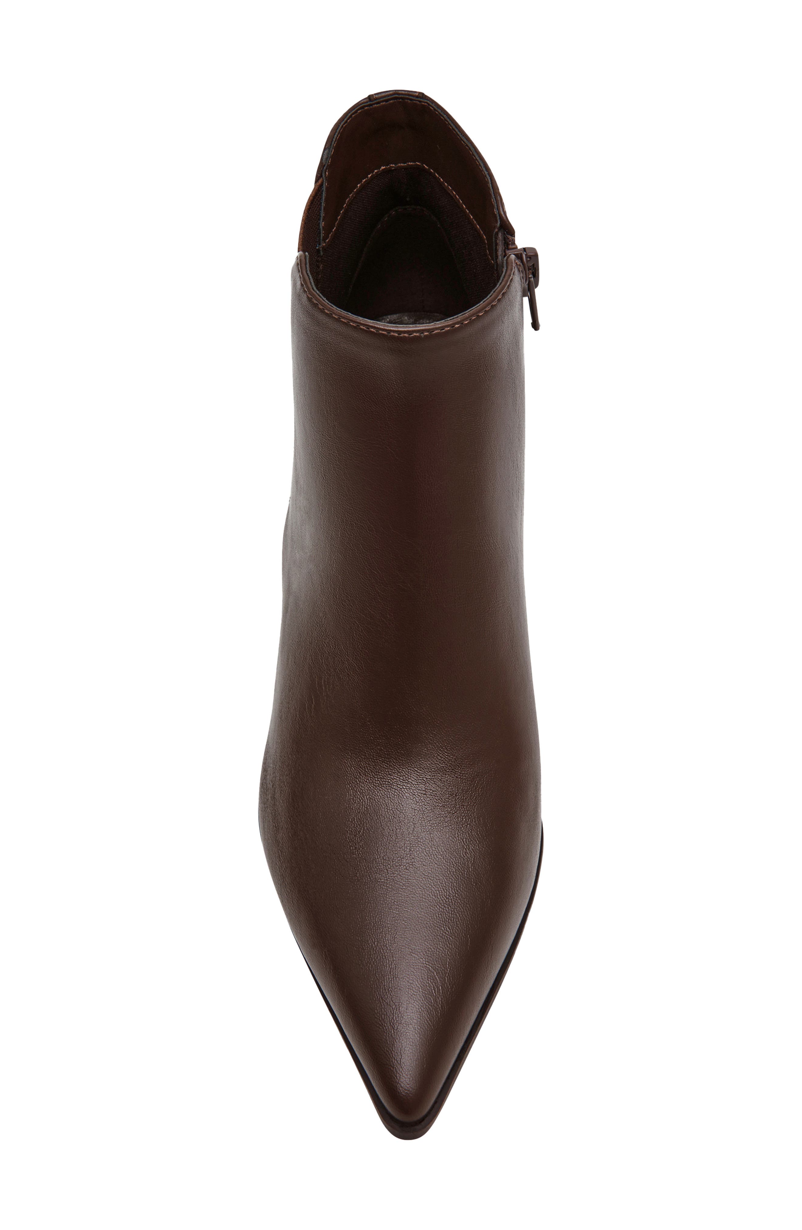 Cormack Croc Embossed Faux Leather Bootie, Alternate, color, BROWN NAPPA PU