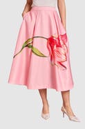 Coast Satin Midi Skirt