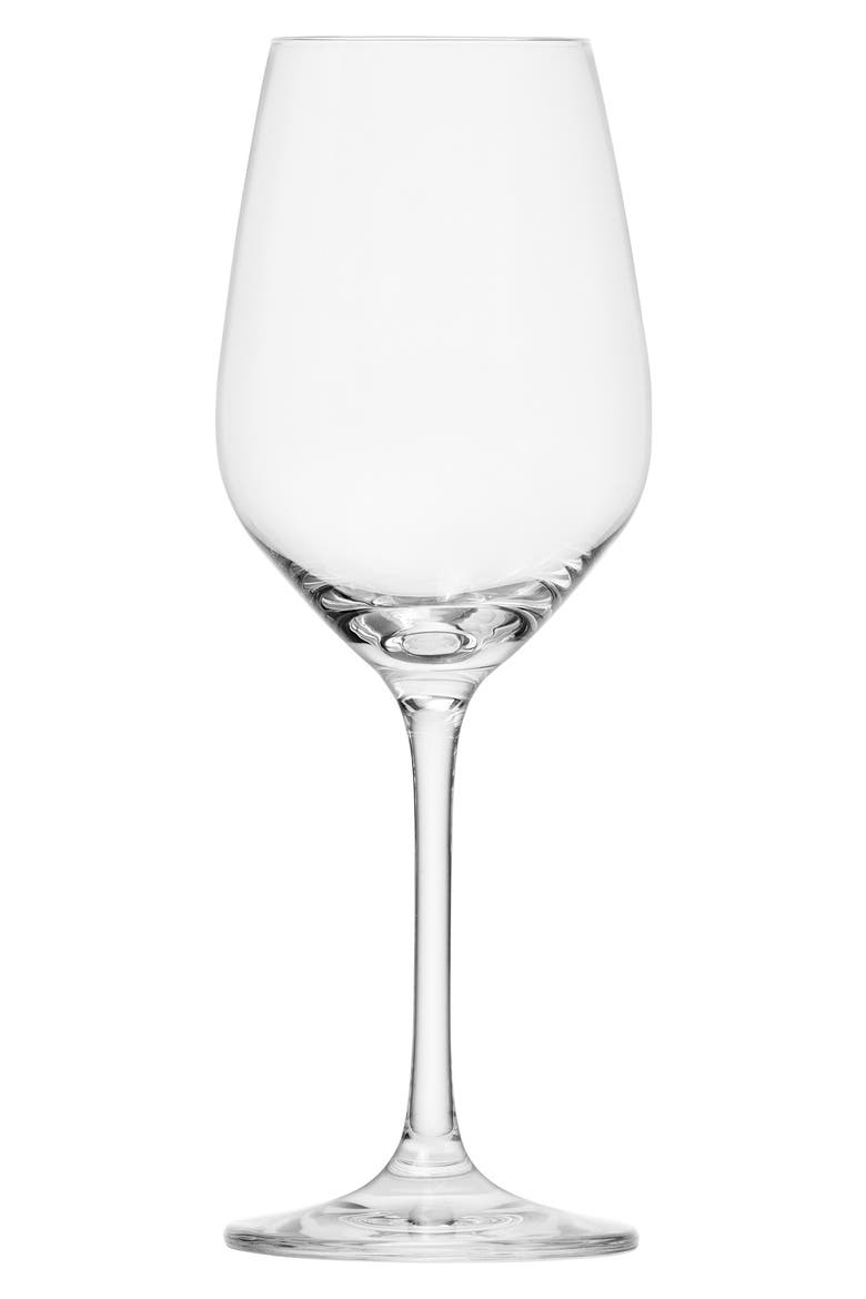 Schott Zwiesel Set of 6 Forté White Wine Glasses, Main, color, CLEAR