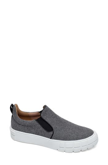 Shop Linea Paolo Kenly Slip-on Sneaker In Grey