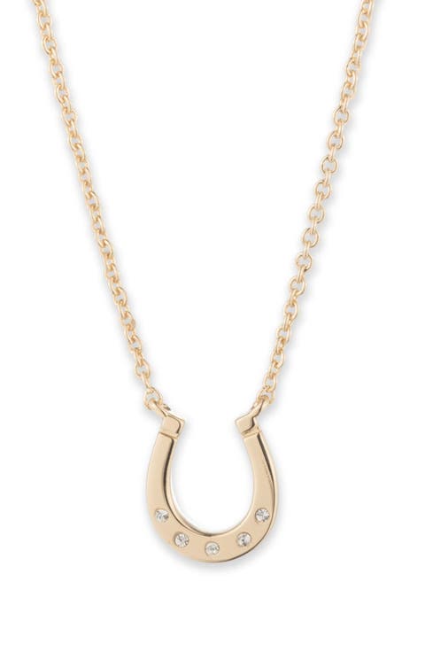 Horseshoe Pendant Necklace