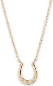 Lauren Ralph Lauren Horseshoe Pendant Necklace