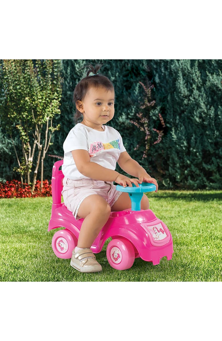 Dolu Pink Unicorn Sit and Ride, Alternate, color, Pink