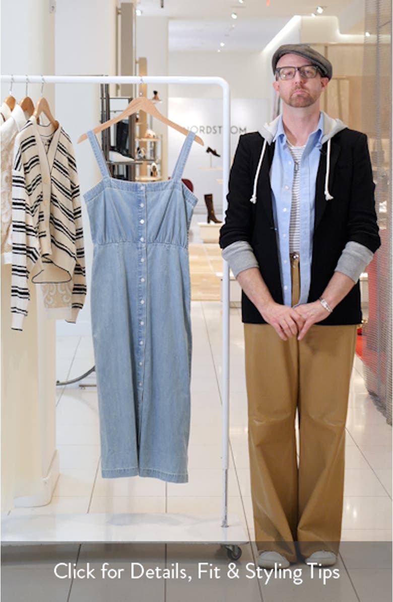 Delondra Denim Sundress, sales video thumbnail