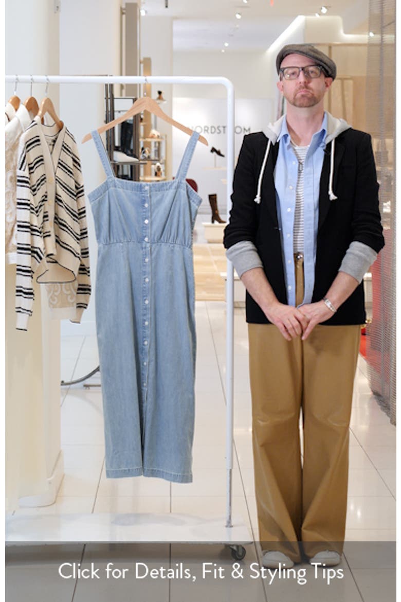 Delondra Denim Sundress video