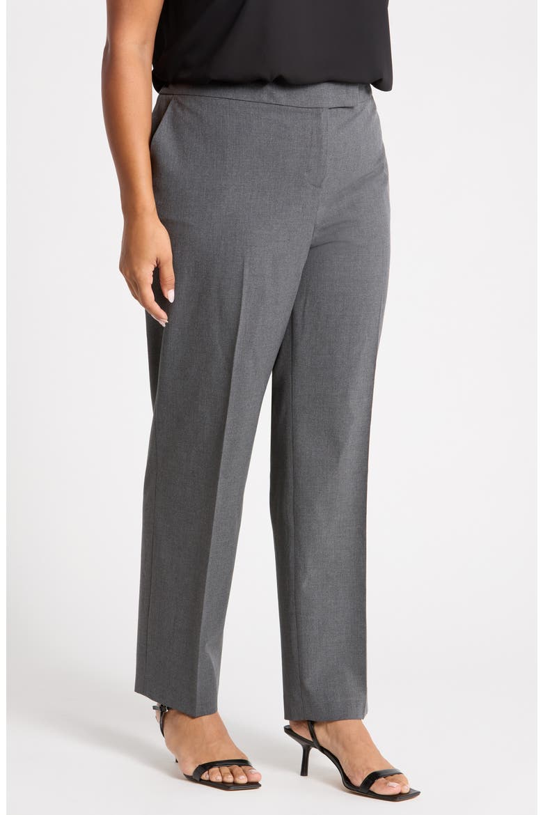 Washable Claire Straight Leg Pants, Alternate, color, MODERN CHARCOAL