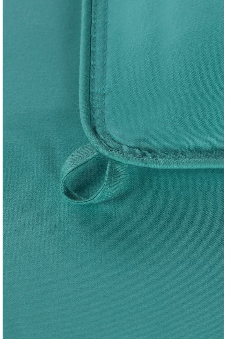 Classic All-Season Reversible Down Alternative Comforter, Alternate, color, TURQUOISE