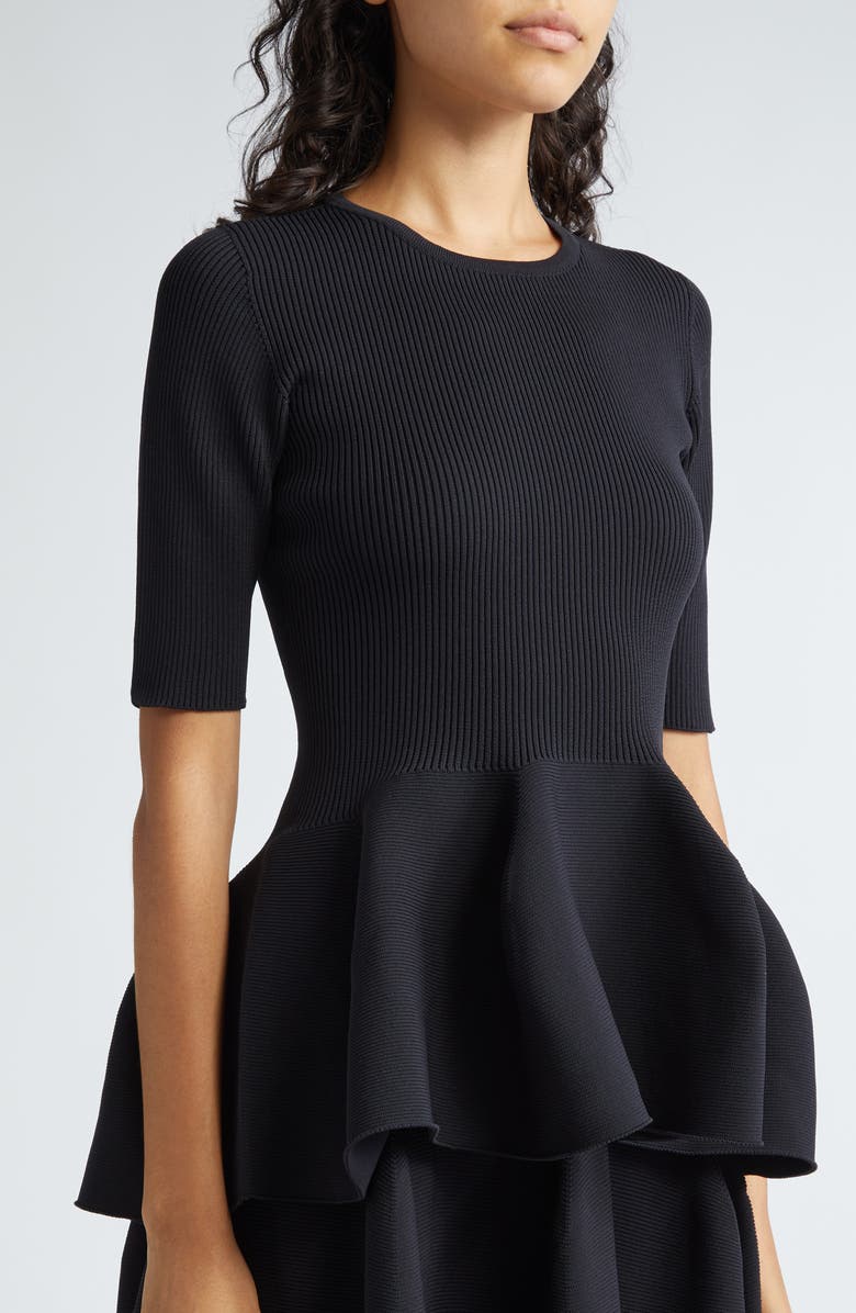 CFCL Pottery Rib Peplum Top, Alternate, color,