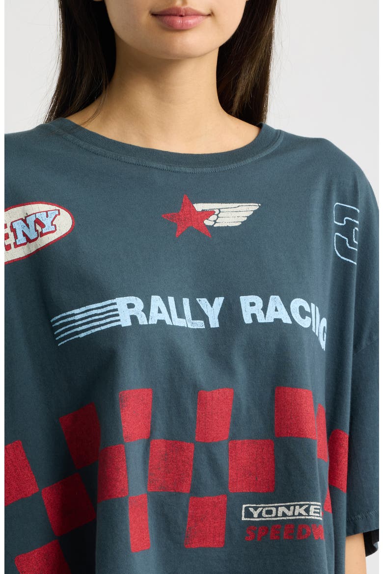 Yonkers Speedway Cropped Graphic T-Shirt, Alternate, color, VINTAGE BLACK