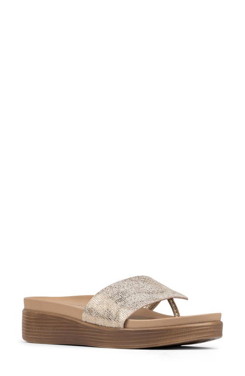 DONALD PLINER DONALD PLINER FIFI PLATFORM WEDGE FLIP FLOP 
