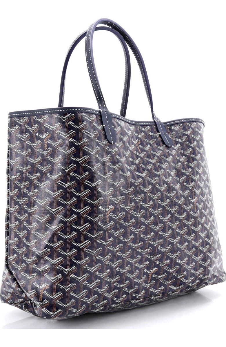 Pre-Owned Goyard Saint Louis Tote Coated Canvas PM, Alternate, color, Blue