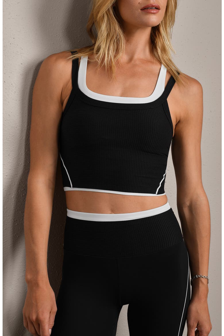 Doubletake Layer Sports Bra, Main, color, PURE BLACK
