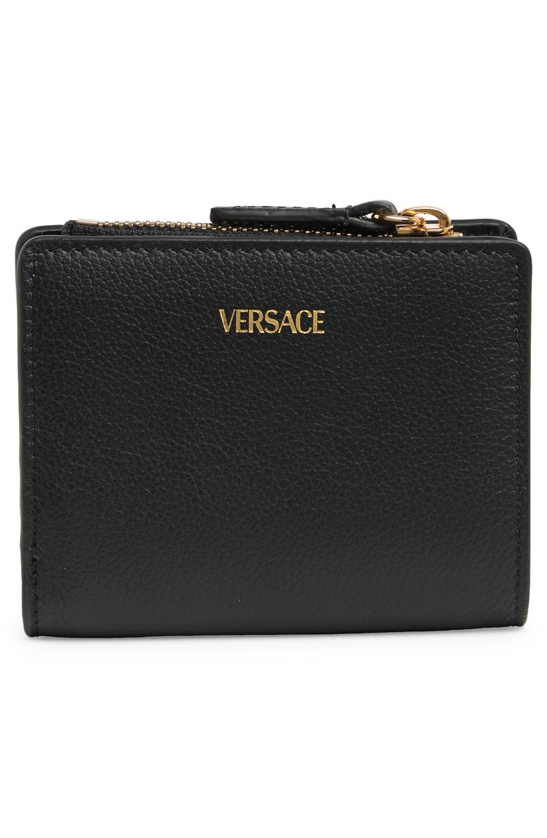 Versace La Medusa Bifold Leather Wallet, Alternate, color, 