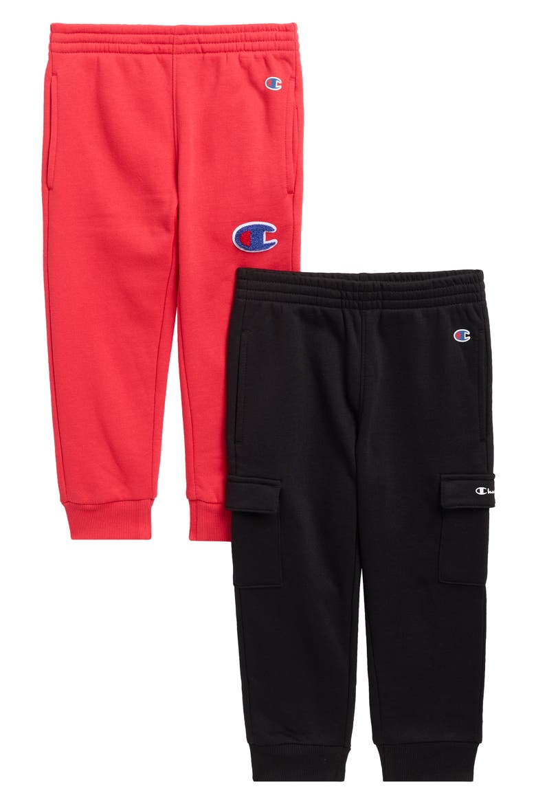 Kids' Assorted 2-Pack Joggers, Main, color, LYCHEE