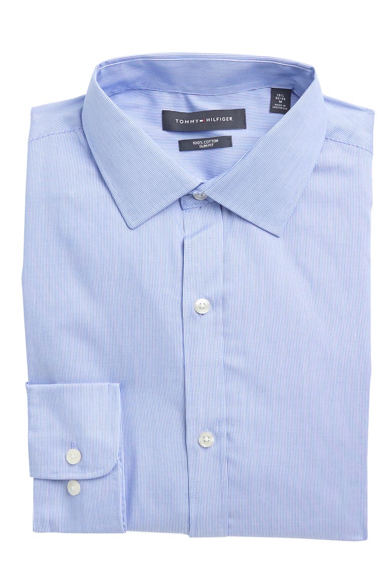 Slim Fit Non-Iron Dress Shirt, Main, color, MIST