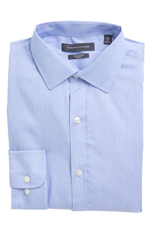 Tommy Hilfiger Slim Fit Non-Iron Dress Shirt