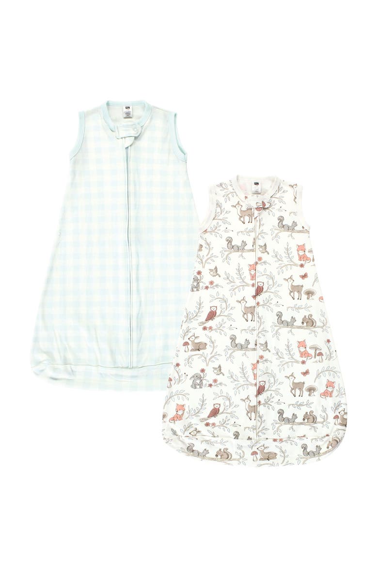 Long-Sleeve Cotton Wearable Sleep Solution, Main, color, Girl Woodland Pals Sleeveless