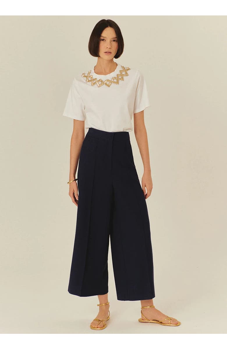 Exquise Sophie Tailored Wide, Main, color, Navy Blue