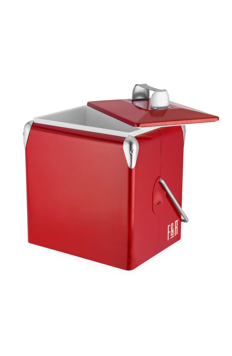 Foster & Rye Vintage Metal Cooler, Alternate, color, 
