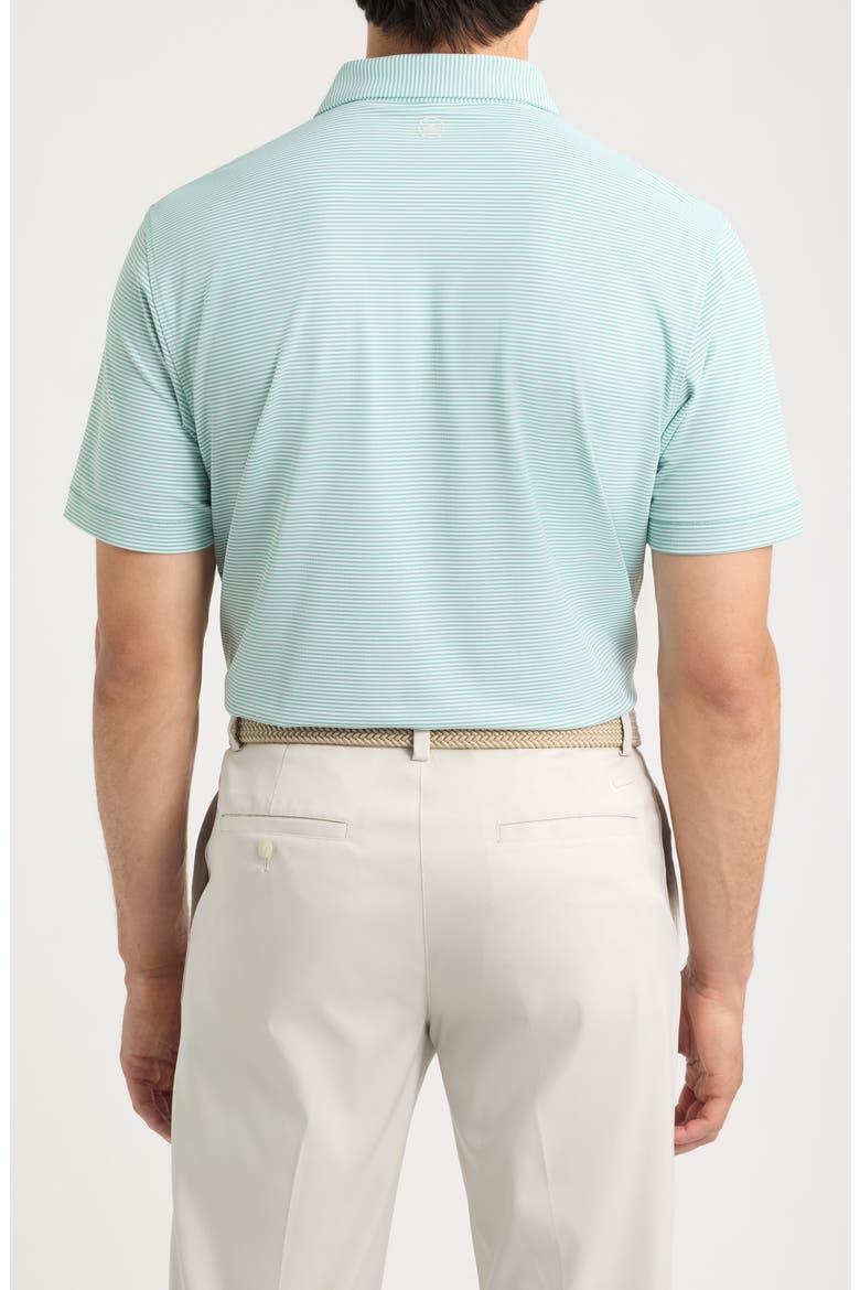 Candor Stripe Mesh Performance Polo, Alternate, color, FRESH MINT