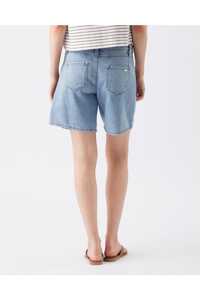Dion Denim Maternity Shorts, Alternate, color, True Fade