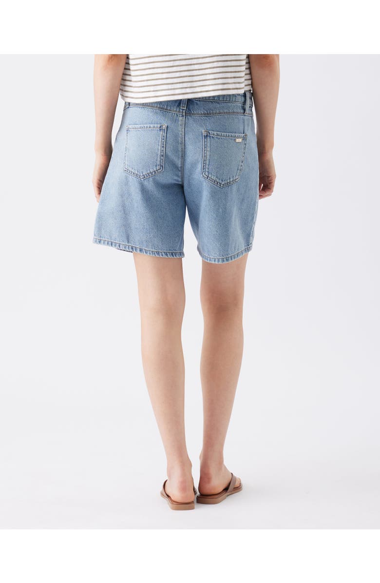 Ripe Maternity Dion Maternity Denim Shorts, Alternate, color, True Fade