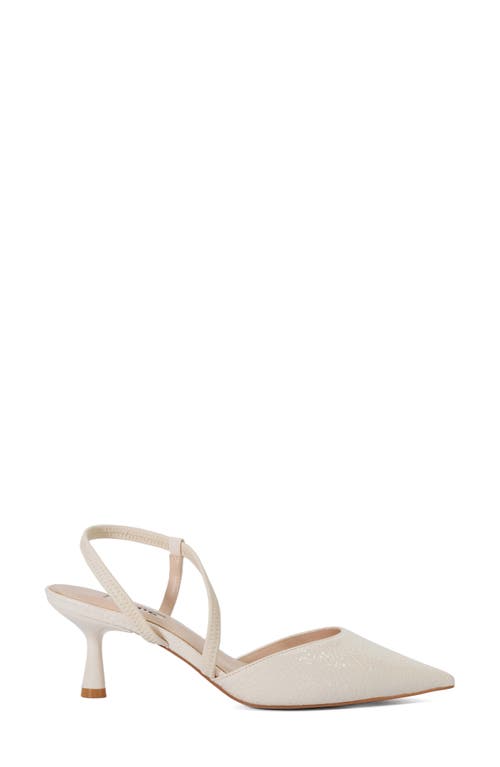 Dune London Citrus Pointed Toe Pump In Ecru