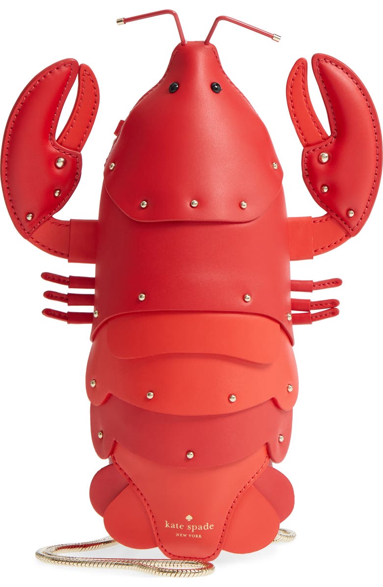 Kate Spade New York shore thing - leather lobster crossbody bag, Main, color,