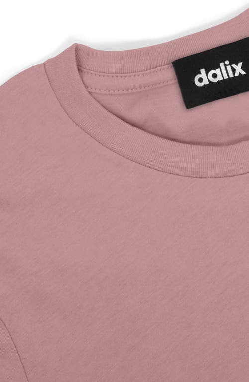 Dalix Butterfly Womens Relaxed Tee In Purple