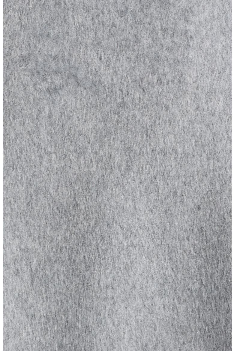 Snap Felt Coat, Alternate, color, LIGHT HEATHER GREY