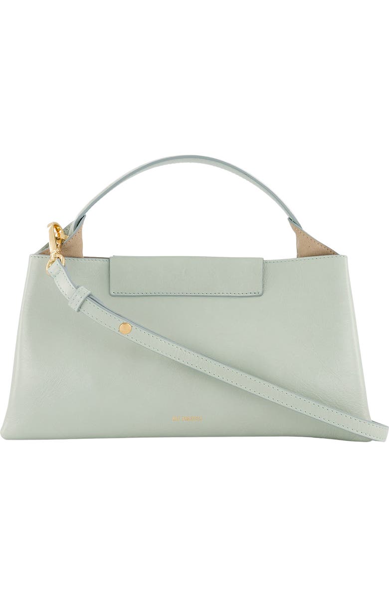Ree Projects Elieze Baguette Leather Top Handle Bag, Alternate, color, Ice Blue