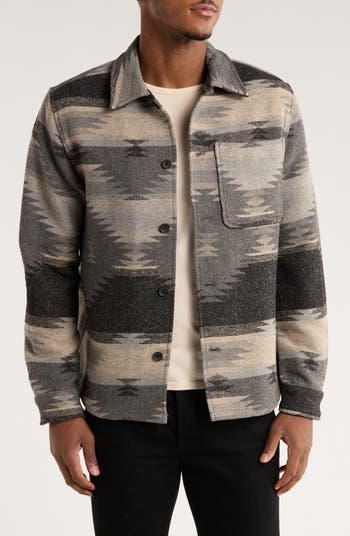 Relaxed Fit Geometric Shacket