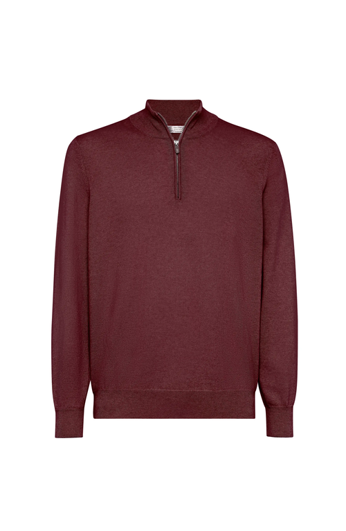Brunello Cucinelli Pullover Mit Reissverschluss