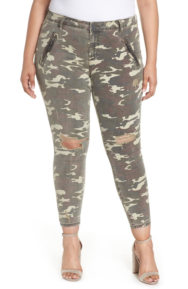 KUT from the Kloth Connie High Waist Ankle Skinny Jeans, Main, color,