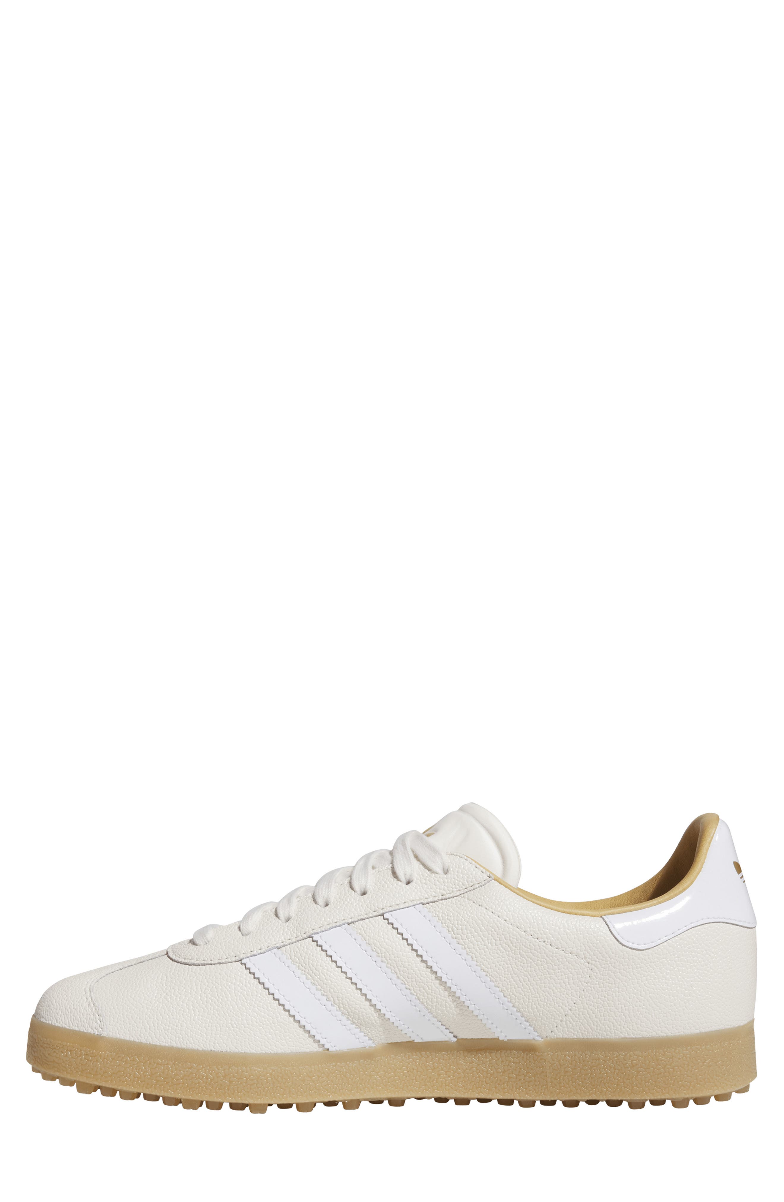 Gazelle Golf Sneaker, Alternate, color, CORE WHITE/ WHITE/ GUM
