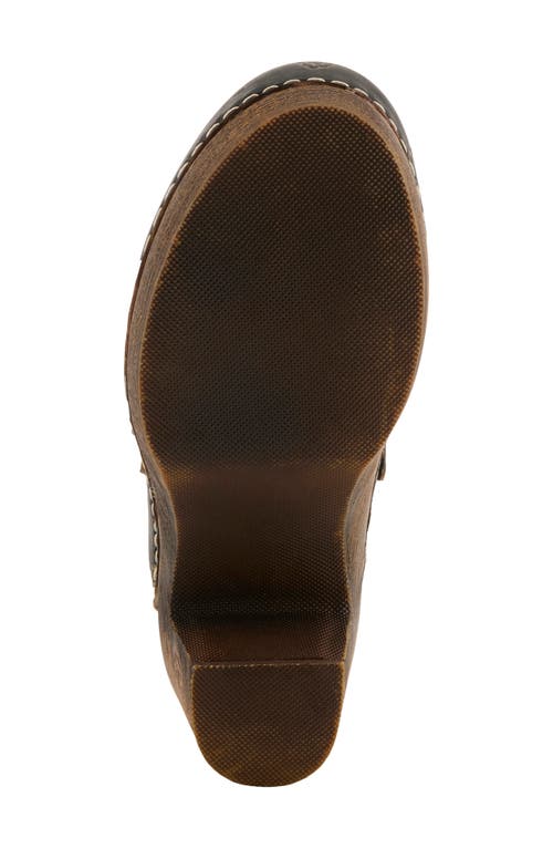 L'artiste By Spring Step Calliroe Platform Clog In Black