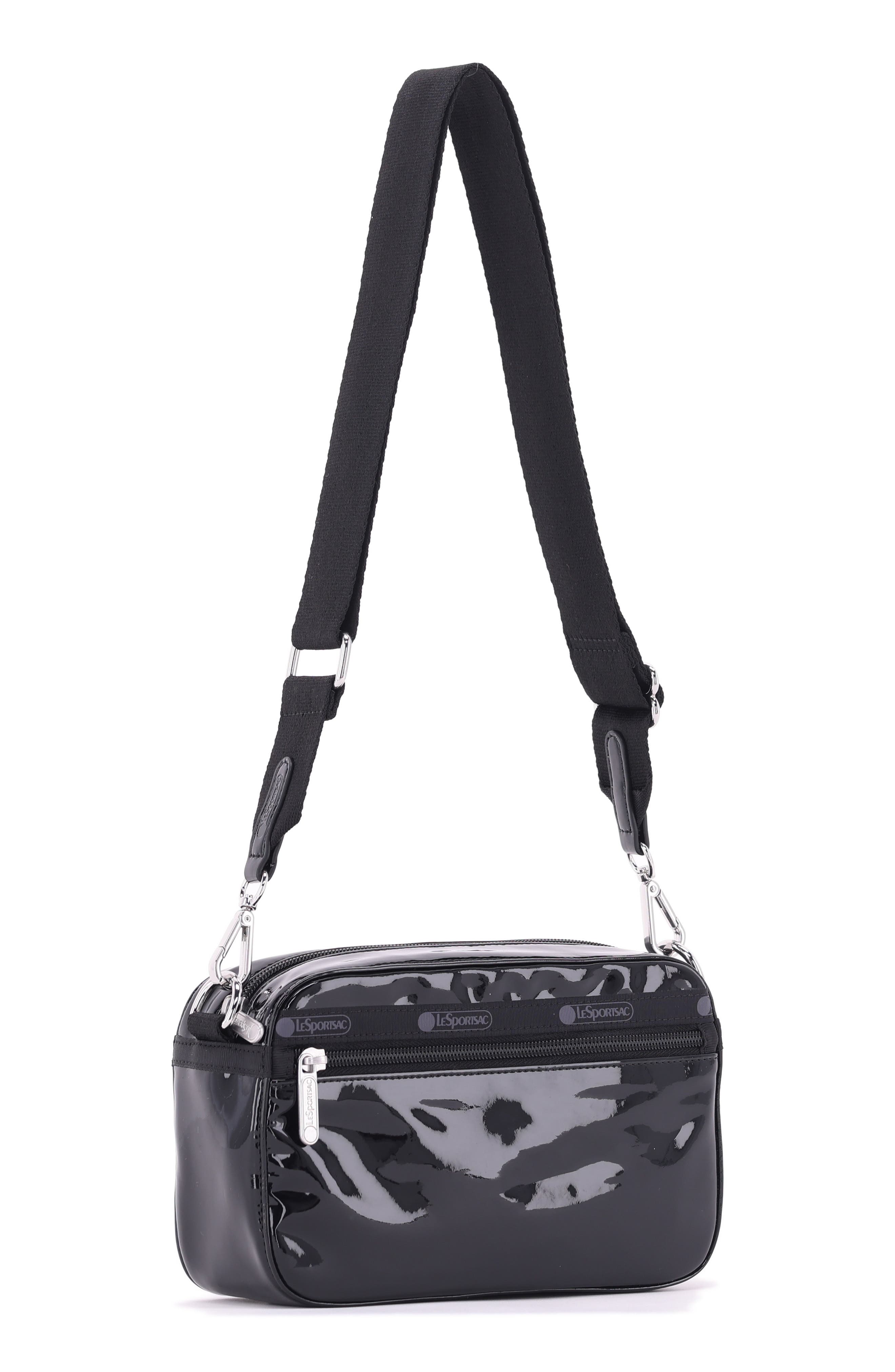 LeSportsac Mir Phone Crossbody Bag, Alternate, color, Black Opal