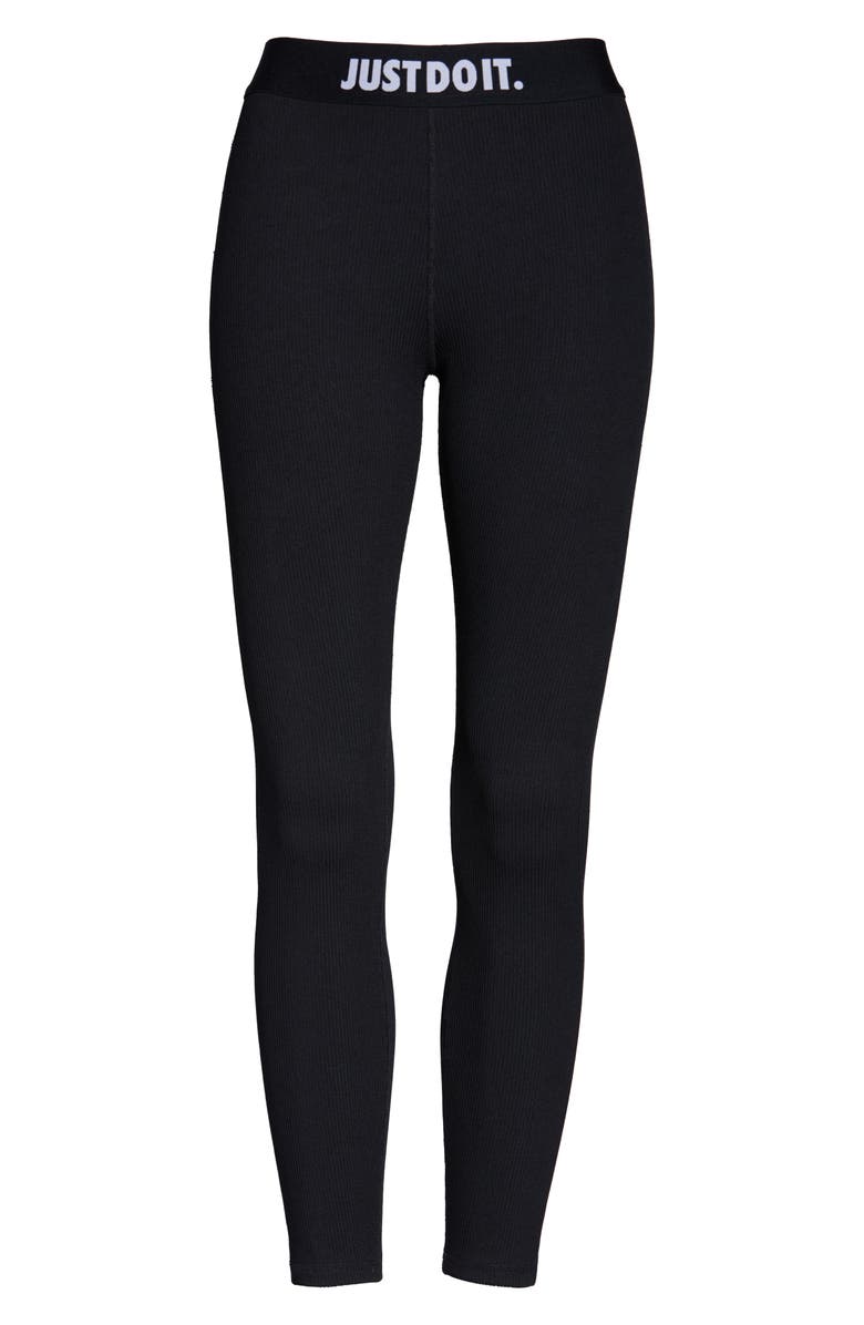 Nike Sportswear Ribbed JDI Leggings, Alternate, color,