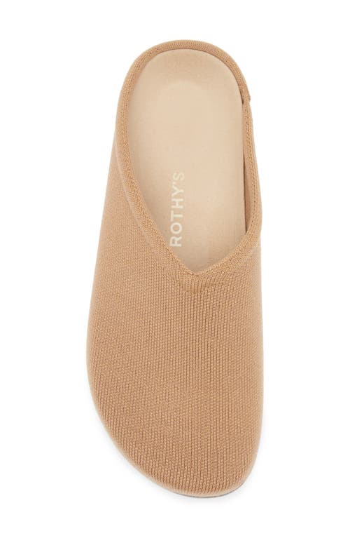 Rothys The Casual Clog In Brown/neutral In Butternut