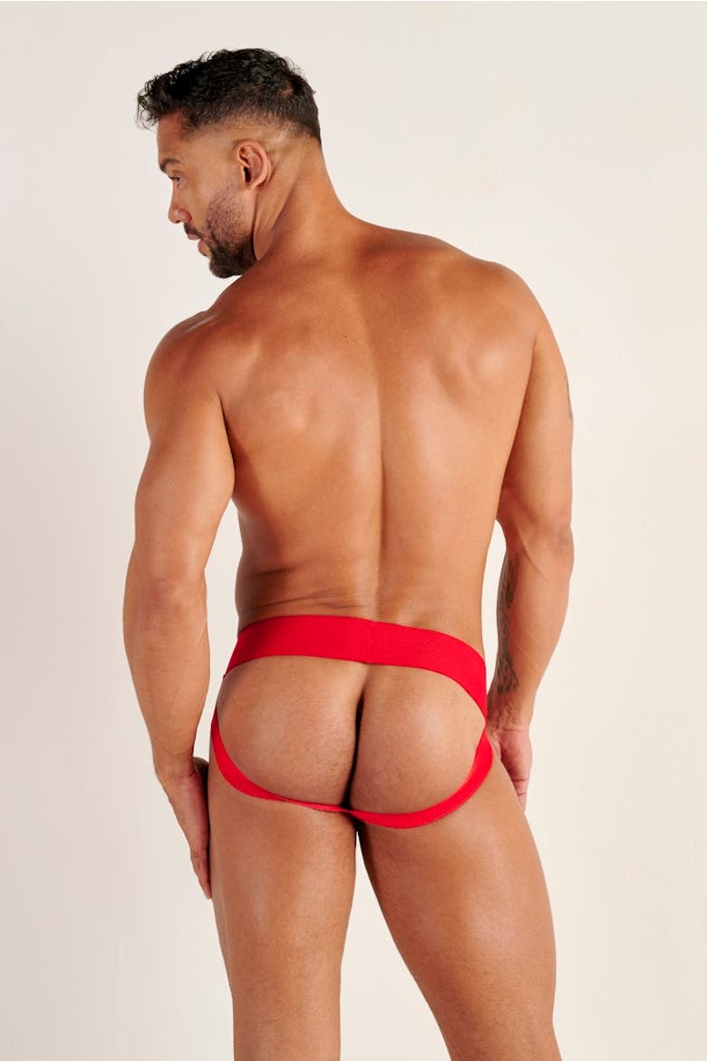 Night Universe Jockstrap, Alternate, color, Red