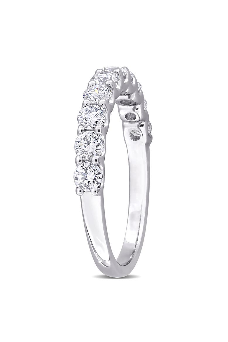 1 CTW Lab Grown Diamond Anniversary Band 14k, Alternate, color, White Gold