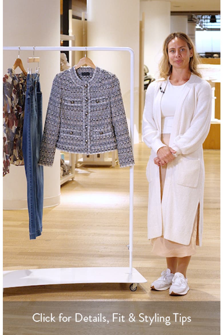 The Dakota Fringe Trim Tweed Jacket video