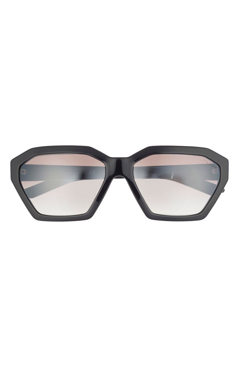 Prada 59mm Geometric Sunglasses, Main, color,
