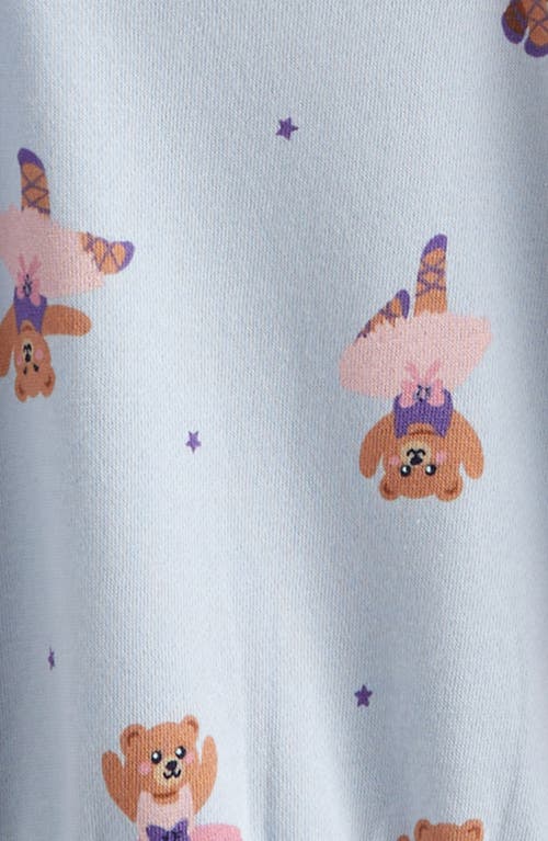 Tucker + Tate Kids' Puff Sleeve Cotton Blend Sweatshirt In Blue