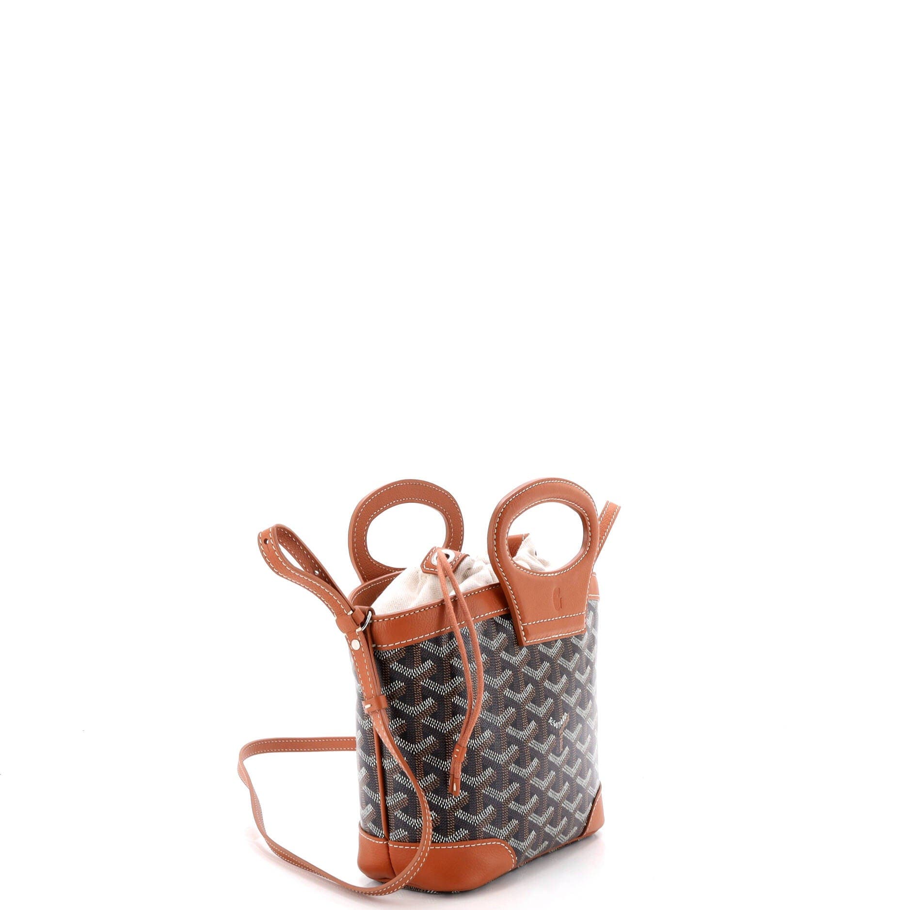 Beluga Bag Coated Canvas Mini, Alternate, color, Brown