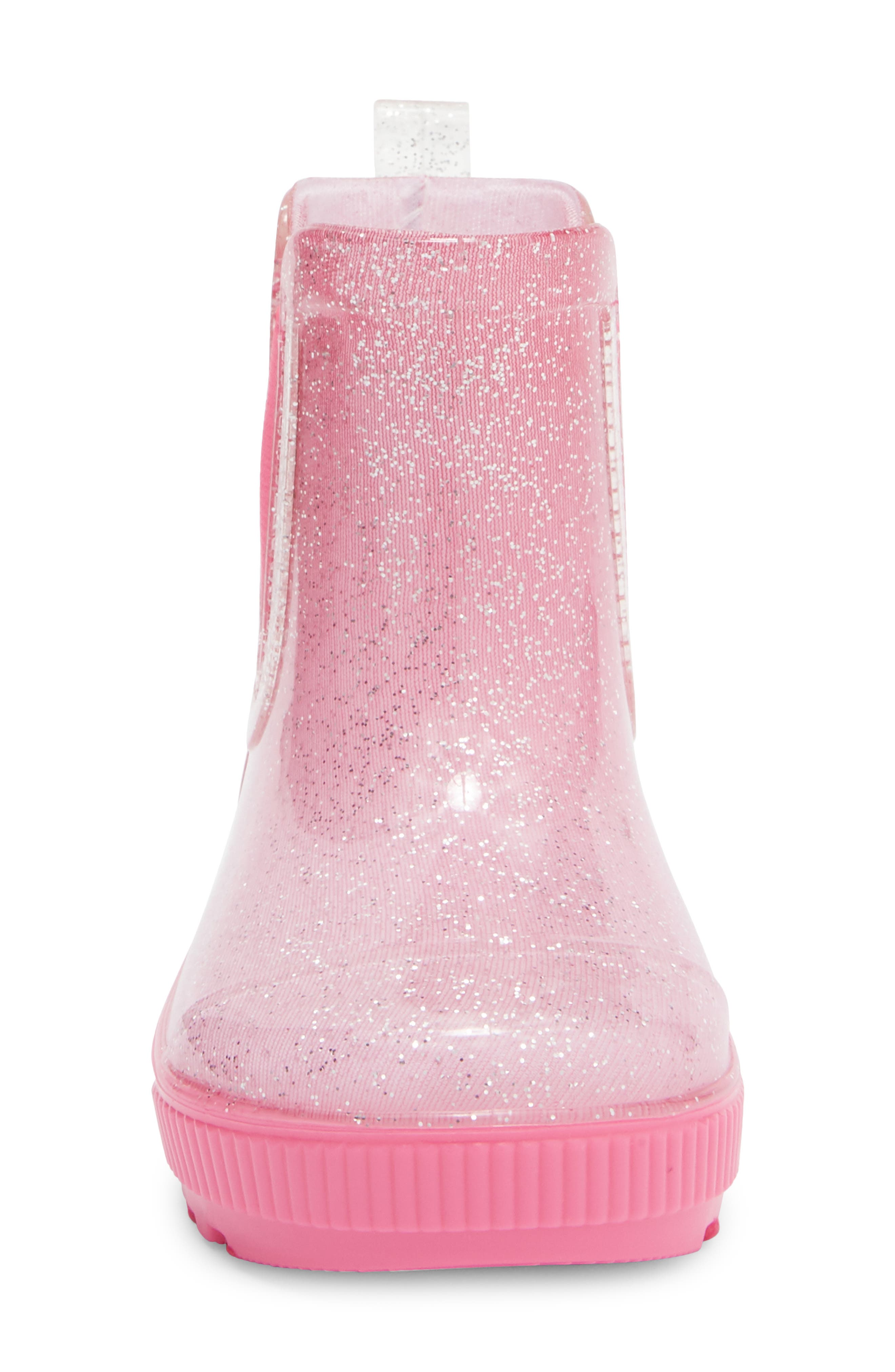BEARPAW Kids' Pastel Ombré Glitter Rain Boot, Alternate, color, Pastel Glitter